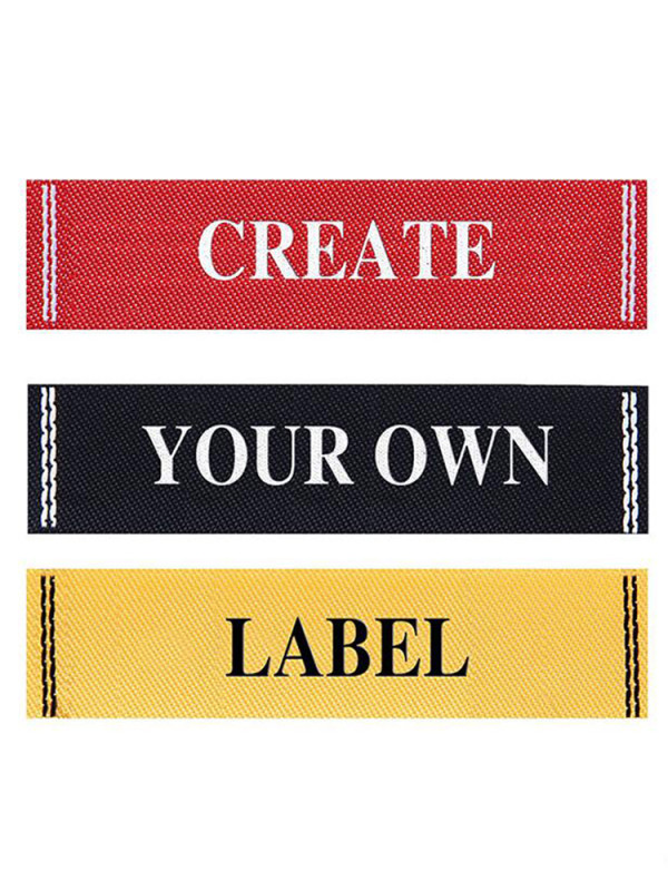 Custom Neck Label with Personalized Brand Name (10000PCS)