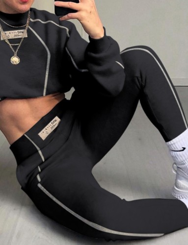 Winter Casual Khaki High Waist Slim Tight Pants