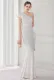 Summer Elegant White One Shoulder Slit Cocktail Eevening Dress