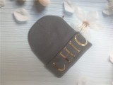 Winter Fashion Grey Letter Knited Hat