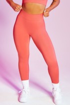 Pink High Wait Skinny Workout Gym Sport Fitness Leggings Großhandel Yoga Wear