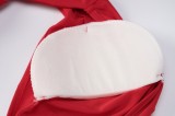 Spring Sportswear Vendors Red Straps Tank Long Sleeve Cape Top And Tight Pants 3 Pcs Set