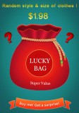 Lucky Bag: Zufälliger Stil und Größe der Kleidung im Inneren
