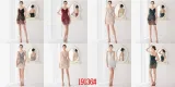 Summer Formal Beige Wave Sequins Strap Mermaid Party Dress