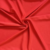 Spring Women Plus Size ELegant Red Sequins Puff Sleeve O-neck Slim Evening Dress