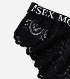 Women Black Lace Plus Size Lingerie Set