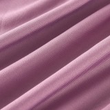 Summer Women Purple Strap Ruffles Mini Club Dress