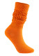 Spring Women Orange Knitting Socks