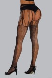 Women Summer Black Lace Hollow Out Pantyhose