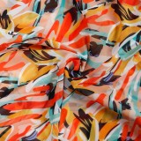 Women Summer Printed Romantic Halter Full Sleeves Floral Print Ripped Maxi Dress