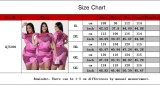Women Summer Pink Modest Turtleneck Short Sleeves Printed Mini Sheath Plus Size Shirt Dress