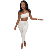 Women's Sling Tube Slit Hem Tracksuit