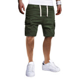 Männer Sommer Outdoor Casual Multi-Pocket Loose Straight Shorts