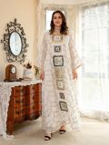 Arabian Sequin Embroidered Branch Robe