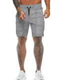 Digital printing casual fitness shorts men's five-point pants