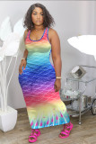 Women'sPrint Sleeveless Dress