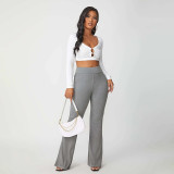 Women's Spring Autumn Sexy Casual Skinny Flared Trousers
