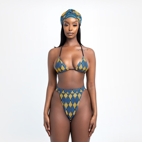 Vrouwen Sexy Mode Print Bikini Set
