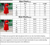Summer Plus Size Short-Sleeved Pleated Solid  Dress