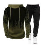 Men's Outdoor Sports Leisure Pullover Sweater Set