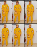 Lentejuelas de mujer top irregular pantalones traje de dos piezas mujer