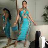 Sexy Women's Thick Rope, Elastic, Double Zipper Dress