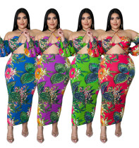 Bretelles d'été pour femmes de grande taille robe sexy à épaules dénudées