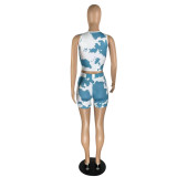 Primavera/Verano Tie-Dye Sports Fitness Yoga Suit