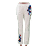 Women Spring Casual Printed Harlan Pants