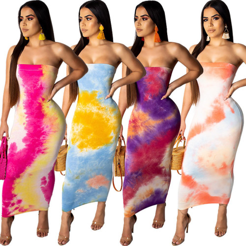 Women Summer Sexy Printed Bodycon Dress