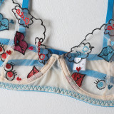 Erotic lingerie See-Through bra temptation suit suspenders sexy lingerie set