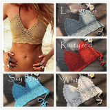 crocheting knitting wrap chest bikini Tank Top