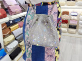 Casual Rhinestone Bucket Bag Crossbody Fashion Diamond Encrusted Women's Bag Shoulder Bag