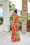 Women Hawaii Print Dress