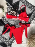 Women Patchwork Colorblock Bikini Swimwear