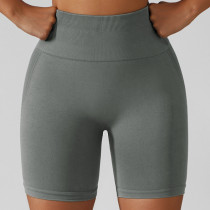 High Waist Butt Lift Seamless Yoga Shorts Women's Summer Running Tight Fitting Sports Shorts Outdoor Wear Basic Workout Pants