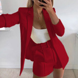 red suit