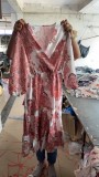 Women Summer Fashion Print V-Neck Dress