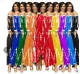 Women'S Tie Dye Short Sleeve Half Sleeve Maxi Dress With Pockets