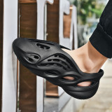 Plus Size Sandals Summer Hole Shoes Men's and Women's Streaming Shoes Casual Soft Sole Beach Shoes (min order 2pcs)