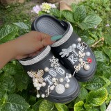Women Summer Decorative hole Toe Sandals