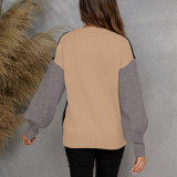 Autunno Inverno Plus Size Button Maglione Pullover da donna Patchwork maglia camicia