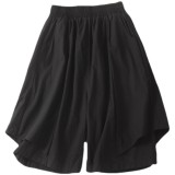 Irregular Elastic Casual Shorts Spring Summer Wide Leg Slim Fit Straight Style Versatile Women's Shorts