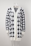 Autunno e Inverno Maxi Plus Size Cardigan in maglia Giacca Abbigliamento donna Maglione in maglia di tendenza