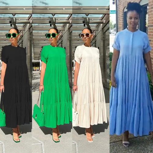 Autumn Women clothes Lace Skirt Loose Slim Fit French Lazy Casual Knitting Dress