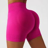 Pantalones cortos deportivos ajustados para mujer, pantalones cortos de yoga ajustados para levantamiento de glúteos, pantalones cortos elásticos para correr y hacer ejercicio
