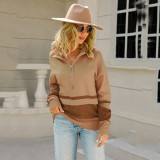 Autumn Winter Patchwork Fashion Street Hipster Sweater Loose Pullover Plus Size Chic Long Sleeve Hoodies Women