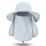 Fisherman Hat Men'S Sun Hat Summer Outdoor Quick-Drying Sunscreen Hat Fishing Breathable Sun Hat Women'S Face-Covering Hat