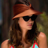 Sombrero de primavera y verano, sombrero de sol para mujer, protección UV para mujer, sombrero de copa vacío elástico para adultos