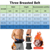 Deportes pecho plástico cintura Abdominal cinturón cintura entrenador Fitness hombres sudoración cintura cinturón Sauna ropa